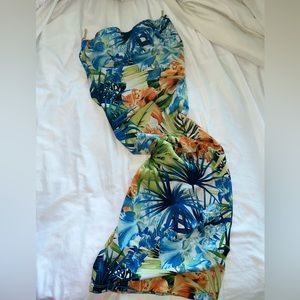 Tropical maxi dress